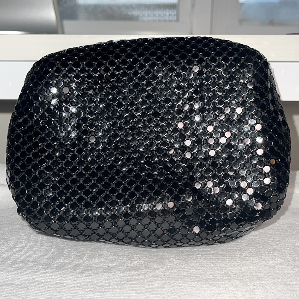 Vintage Black Mesh Wallet/Clutch